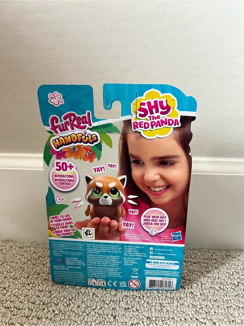Just Play FurReal Handfuls toy  3.5-inch interactive NIB $20